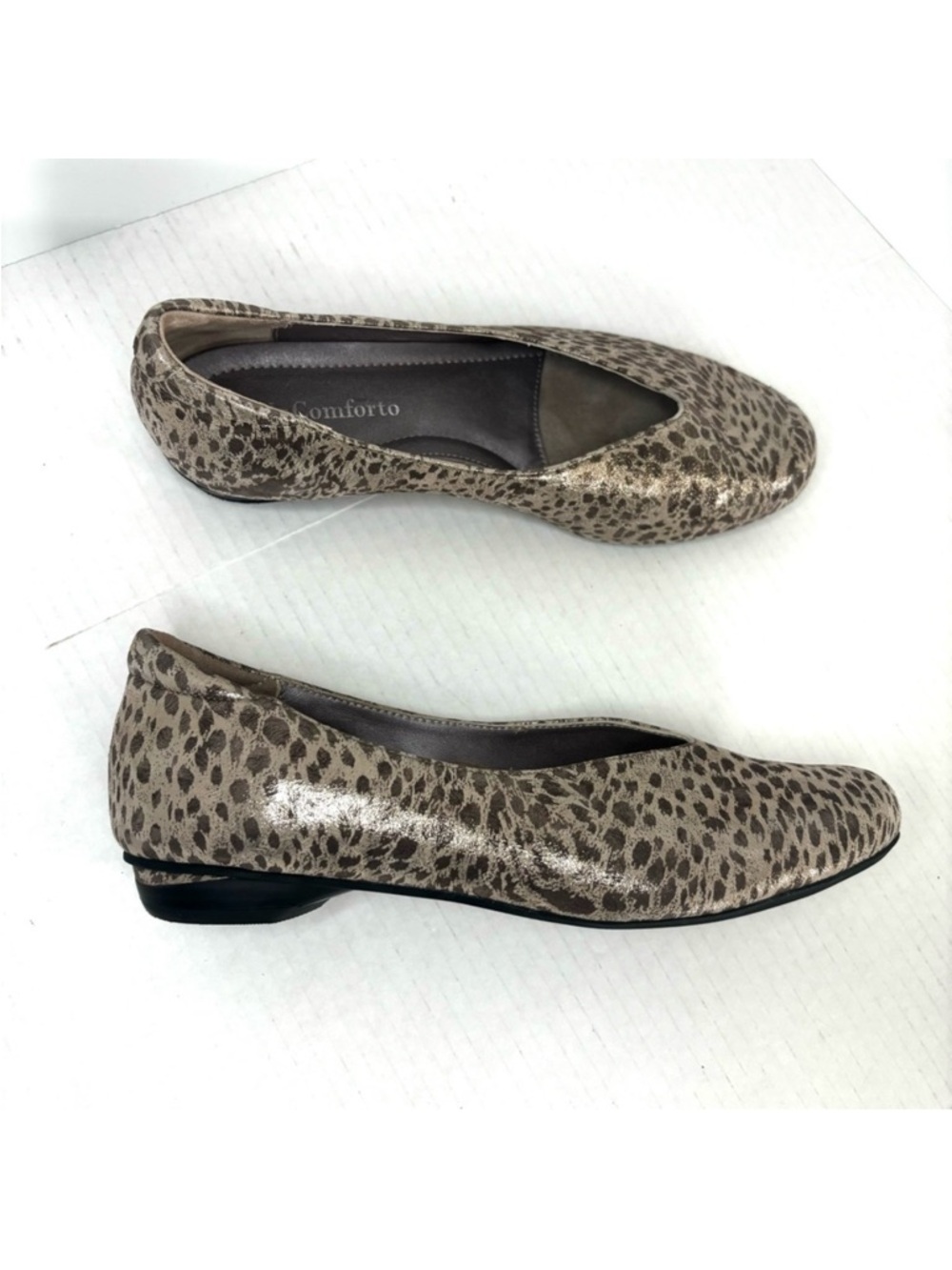 Bella Comforto Leather Animal Print Shimmer Comfort Shoes Portugal Women’s 37.5‎